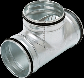 Spiralo K-L T-stuk 90° 160MM